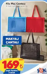 FİLE PLAJ ÇANTASI